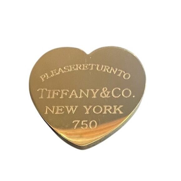 Tiffany & Co. "Return to Tiffany" 18K Plated Heart Earrings (TCXX015) - Picture 3 of 7